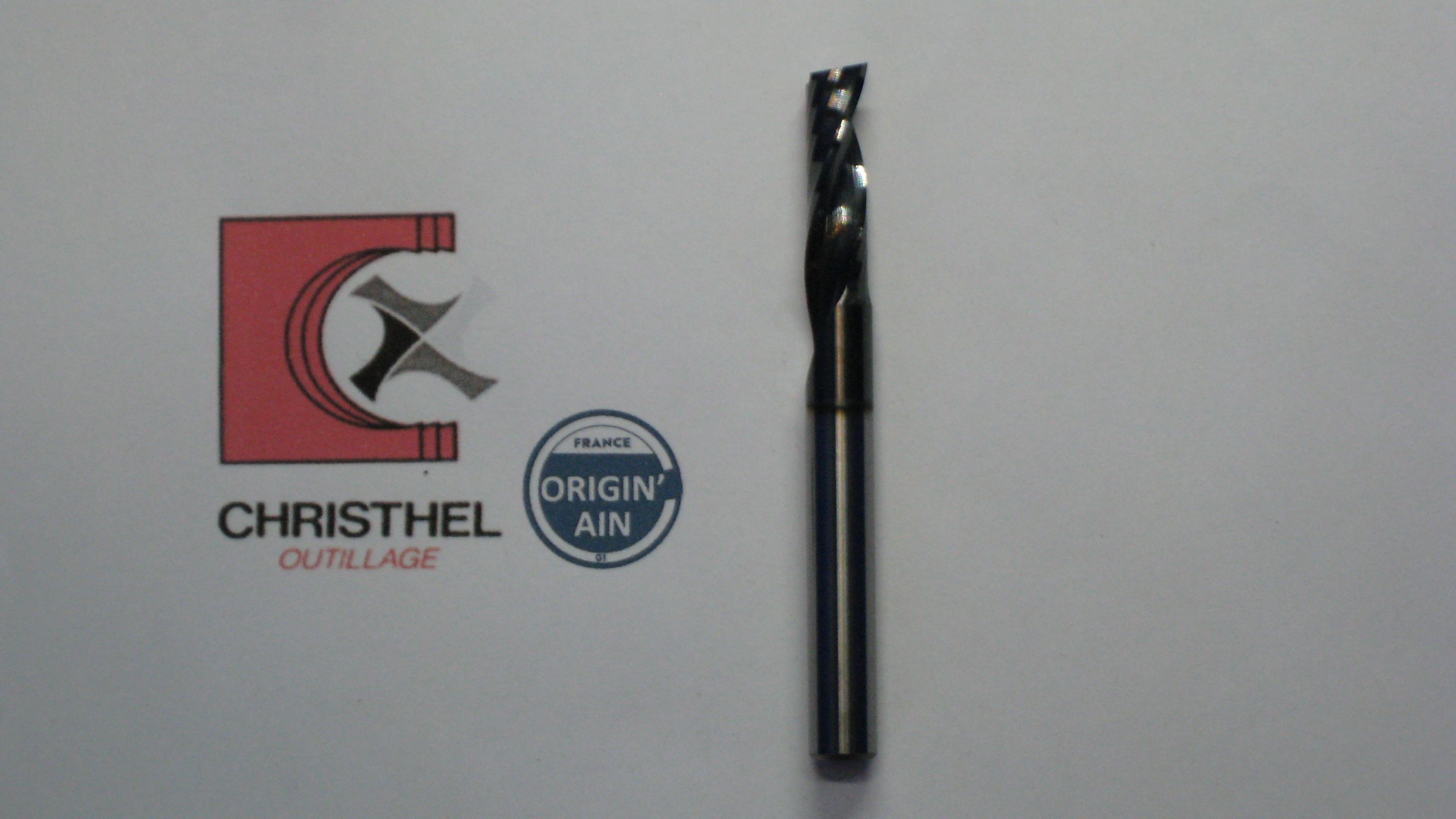 FRAISE 1 DENT CARBURE Ø5HD LU20 LT60 ALU+REV 0108D52060A+REV